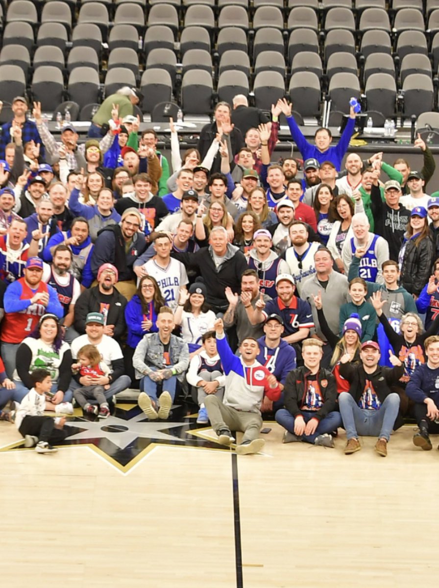 HeathFienman's tweet photo. @RTRSPodcast @SpikeEskin @Michael_Levin Can’t believe Brett Brown sat on @pokedoff’s knee in this picture https://t.co/2LOkySxNb0