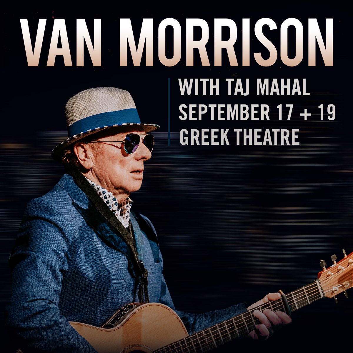 Just announced! Taj Mahal will be joining @VanMorrison this fall at The <a href="/Greek_Theatre/">The Greek Theatre</a> in Los Angeles. Tickets go on sale Friday, 2/10 at 10am PT.