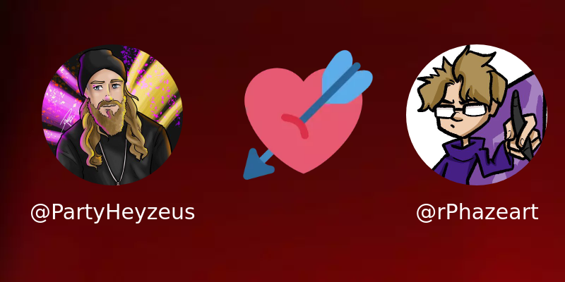 My Twitter Valentine 2023 is going to be: <a href="/rPhazeart/">rPhaze (Commissions : OPEN)</a>

Find yours at funroundy.click/twittervalenti…

#valentinesday2023 #ValentinesDay