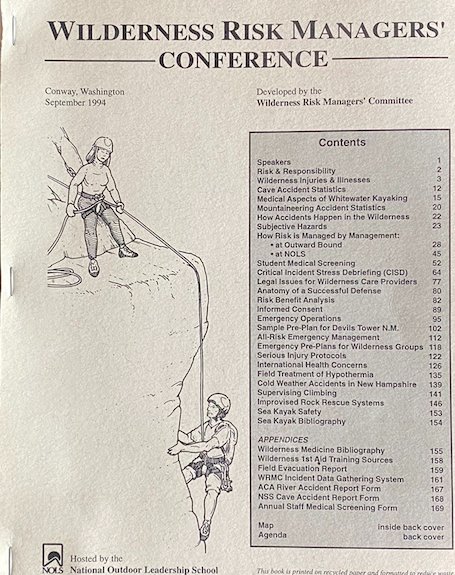 attend_WRMC's tweet photo. Are  topics from the 1994 inaugural WRMC still relevant? 
~ Subjective Hazards ~ How Accidents Happen
~ Medical Screening ~ Critical Incident Debriefing
~ Injury Protocols ~ Emergency Pre-Plans

What's changed &amp; what hasn't?  Call for Proposals https://t.co/BGDfNS0Bpx Submit now! https://t.co/adNfyCvBCk