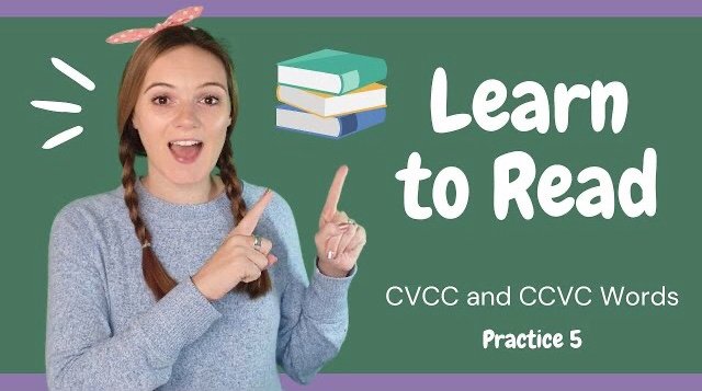 Practice CVCC and CCVC words with Miss Phonics! 📚#earlyreading #phonics #cvcwords #wordreading #teachertwitter youtu.be/1pEjKY-ZtwY