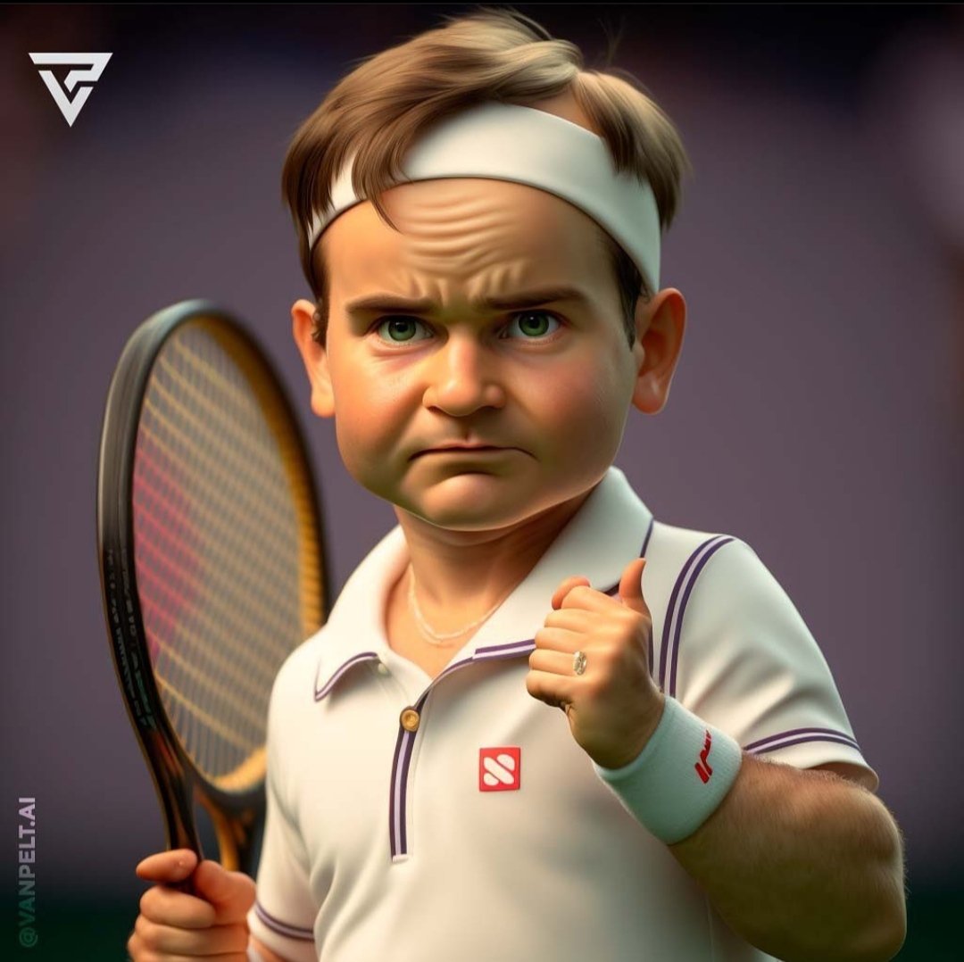 We are tennis on twitter the big four as babies made by ia cute or