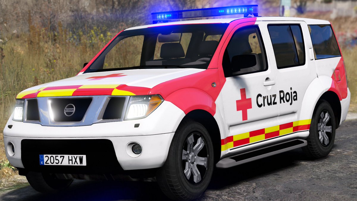 🚑Nissan Pathfinder de la Cruz Roja🚑
#cruzroja #Nissan #nissanpathfinder #CruzRoja #gtav