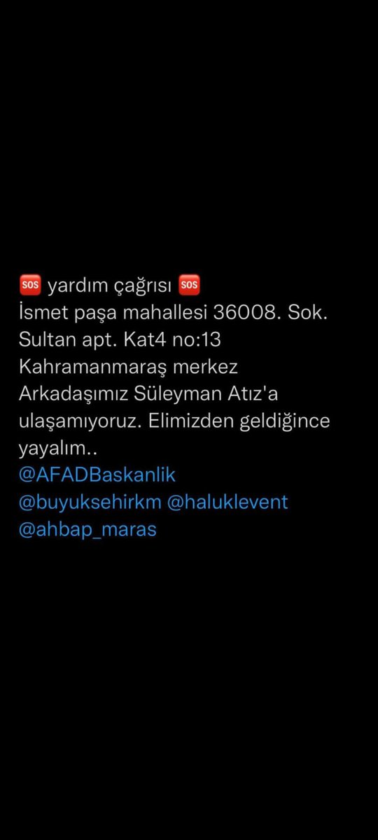 ___ugur00's tweet photo. @haluklevent @ahbap_maras @Ahbap_Adana @ahbapdiyarbakir @ahbap_malatya @Ahbap_Hatay @ahbap_sanliurfa @ahbap_mersin https://t.co/qDw4emjUcE