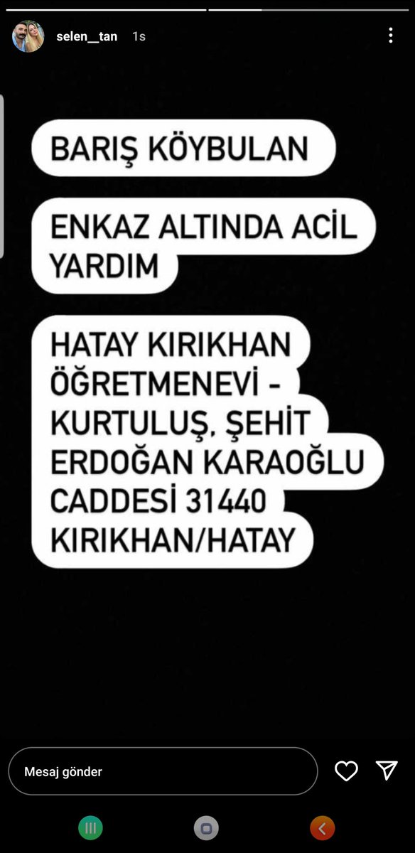YrmzElif's tweet photo. @AtillaTasNet Sabahtan beri haber alınamıyor lütfen yardım edin https://t.co/910L4ytX8Z