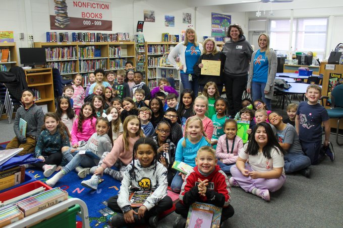 Image for the Tweet beginning: Thank YOU @CrystalLawns202 2nd graders