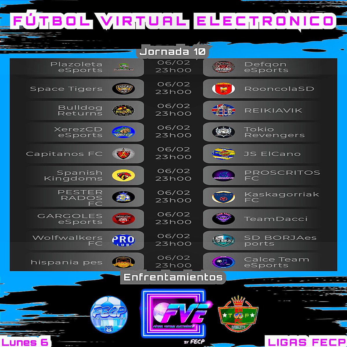 FVE (@fve_fecp) on Twitter photo ðšðð€ððð ðð ððð§ð©ððð€ðš
âœð
ð€ð§ð£ððð 1â£0â£
ðððªð£ððš 6⣠ðððð§ðð§ð€
â°2â£3â£:0â£0â£
âïžðð£ðð§ðð£ð©ðð¢ððð£ð©ð€ðš
@fecp_ps4 <a href="/TorneosEAFCplay/">ðªðžTORNEOS EAFC PLAY ®ïž</a> #FIFA23 #PS4share #PS4live #ps4 ðšðð€ððð ðð ððð§ð©ððð€ðš
âœð
ð€ð§ð£ððð 1â£0â£
ðððªð£ððš 6⣠ðððð§ðð§ð€
â°2â£3â£:0â£0â£
âïžðð£ðð§ðð£ð©ðð¢ððð£ð©ð€ðš
@fecp_ps4 <a href="/TorneosEAFCplay/">ðªðžTORNEOS EAFC PLAY ®ïž</a> #FIFA23 #PS4share #PS4live #ps4