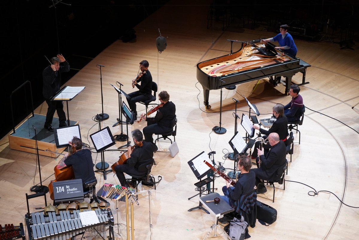 Ce soir avait lieu la répétition générale pour l'ouverture du festival <a href="/PresencesRadio/">Festival Présences - Radio France</a> demain à la @Maisondelaradio <a href="/titoceccherini/">Tito Ceccherini</a> <a href="/MaitriseRF/">Maîtrise RF</a> <a href="/sjeannin/">Sofi Jeannin</a> <a href="/APWSinger/">Andrew Watts</a> <a href="/chiayinglin/">Jy Lin</a> <a href="/francemusique/">France Musique</a> <a href="/radiofrance/">Radio France</a> <a href="/BastienDavid/">david bastien</a>