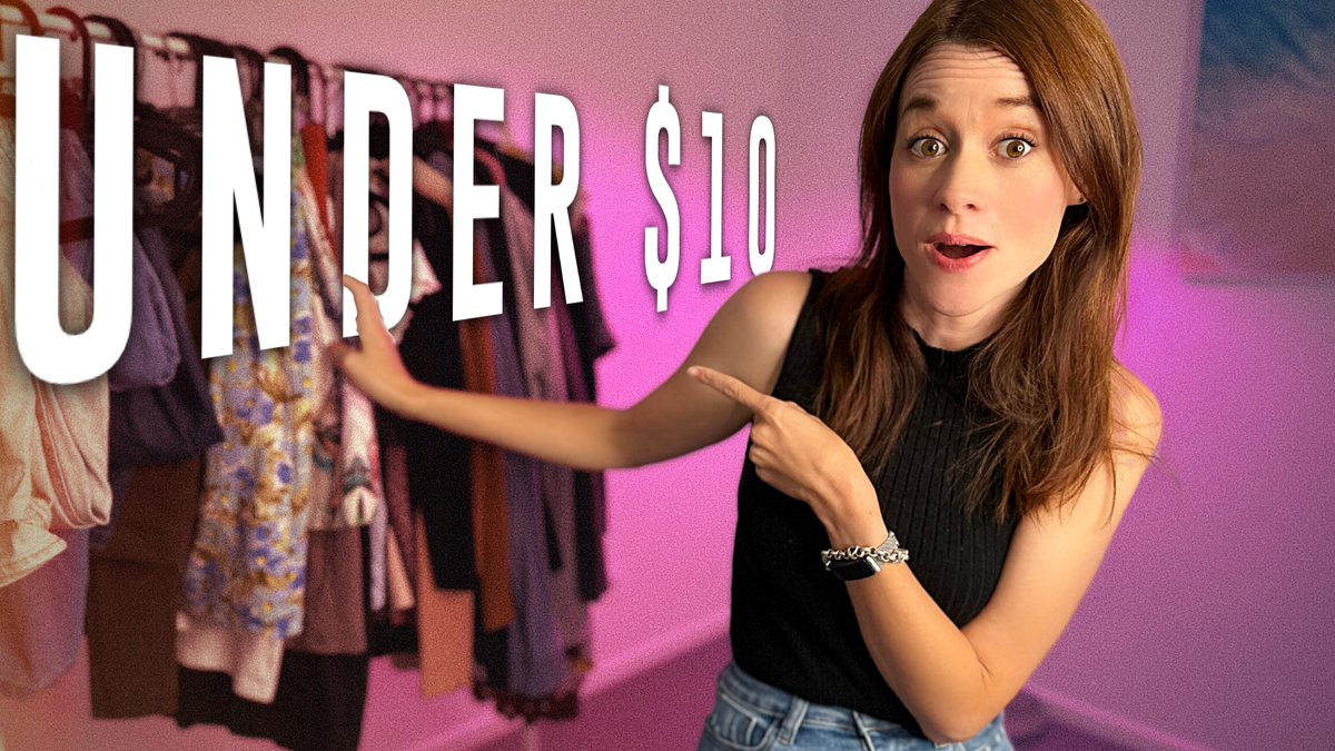 🌟Did you know you can build a stylish minimalist wardrobe on a budget with thrifted finds? Check out my latest YouTube video for proof & share your own thrift store treasures with me! #budgetfashion #thriftedstyle