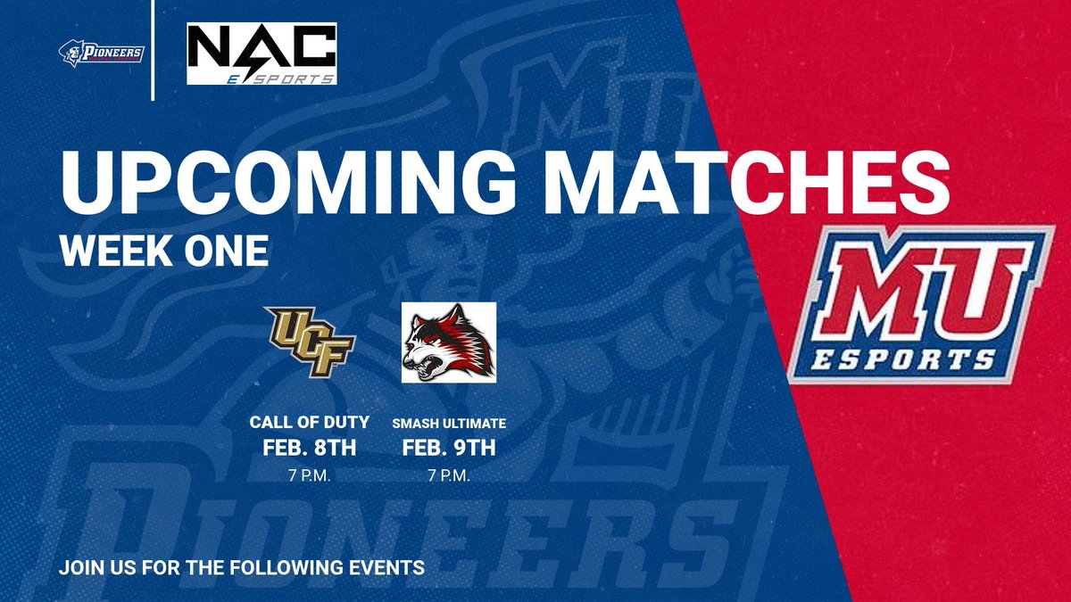 maloneuesports's tweet photo. Here is a look at our upcoming events for this week! Tune into the action on our twitch stream by following the link to our channel at https://t.co/x0CbWC6Nl3.

#maloneesports #callofduty #smashultimate https://t.co/IYLylW6WiS