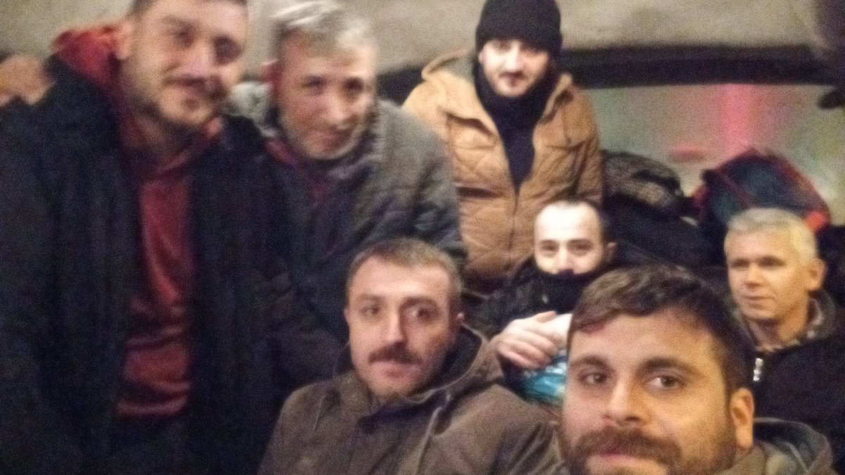 TTK Kozlu müessesesi 5.grup 40 madenci yola çıktık.