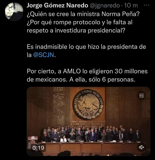 ChumelTorres's tweet photo. Ah, la belleza de la división de poderes :)

Una de las cosas que se inventaron para evitar el autoritarismo que estas liendres parecen amar. https://t.co/oVwCpIDnx7
