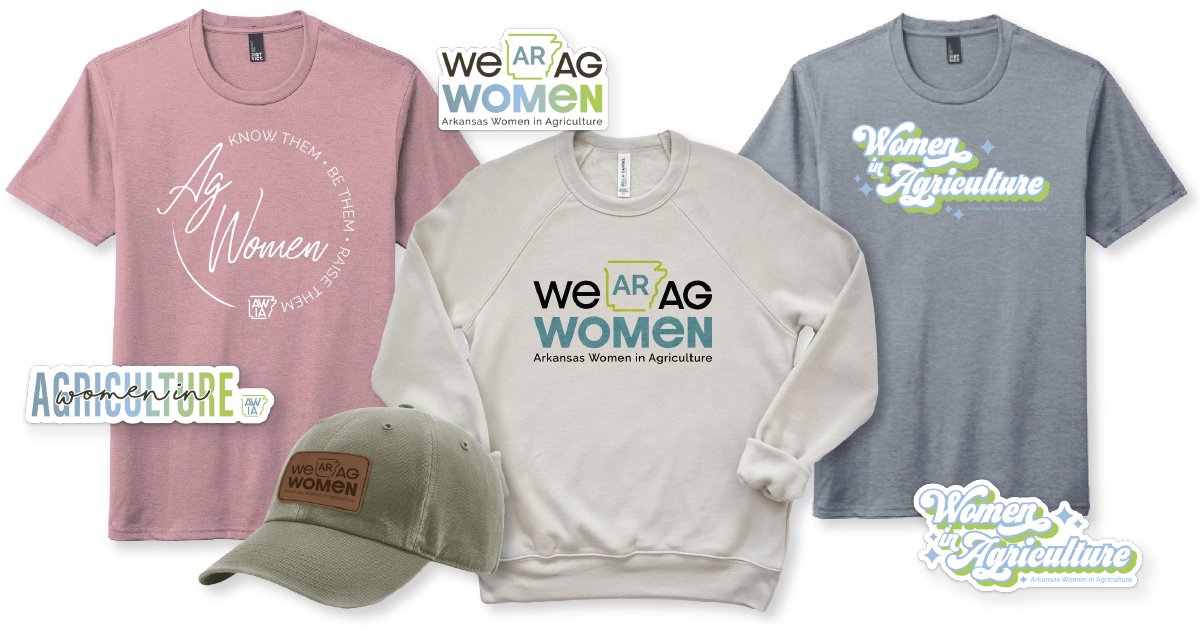 Are you proud to be a woman in #agriculture? Visit the new AWIA store arwomeninag.square.site to show off your #womeninag pride.