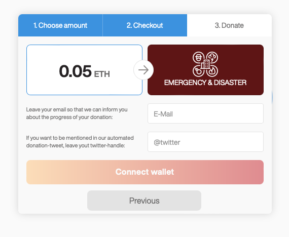 We're accepting ETH Donations and give EUR to verified onsite organizations in Turkey🇹🇷and Syria🇸🇾.

Pls RT to get the word out - many people are searching for ways to help with crypto rn.

aiddrop.io/mission/emerge…