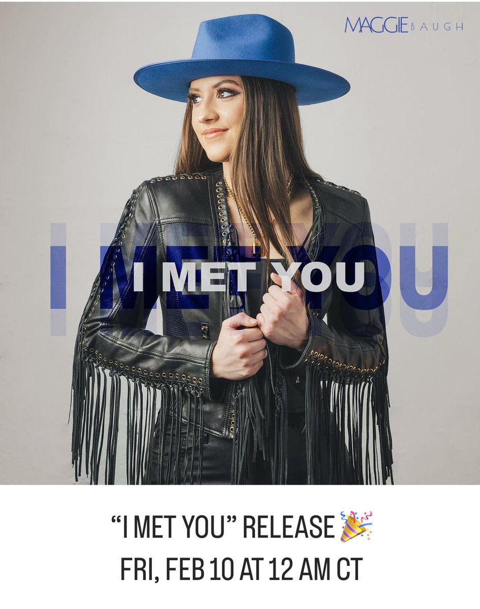 I met you drops FRIDAY!!!!