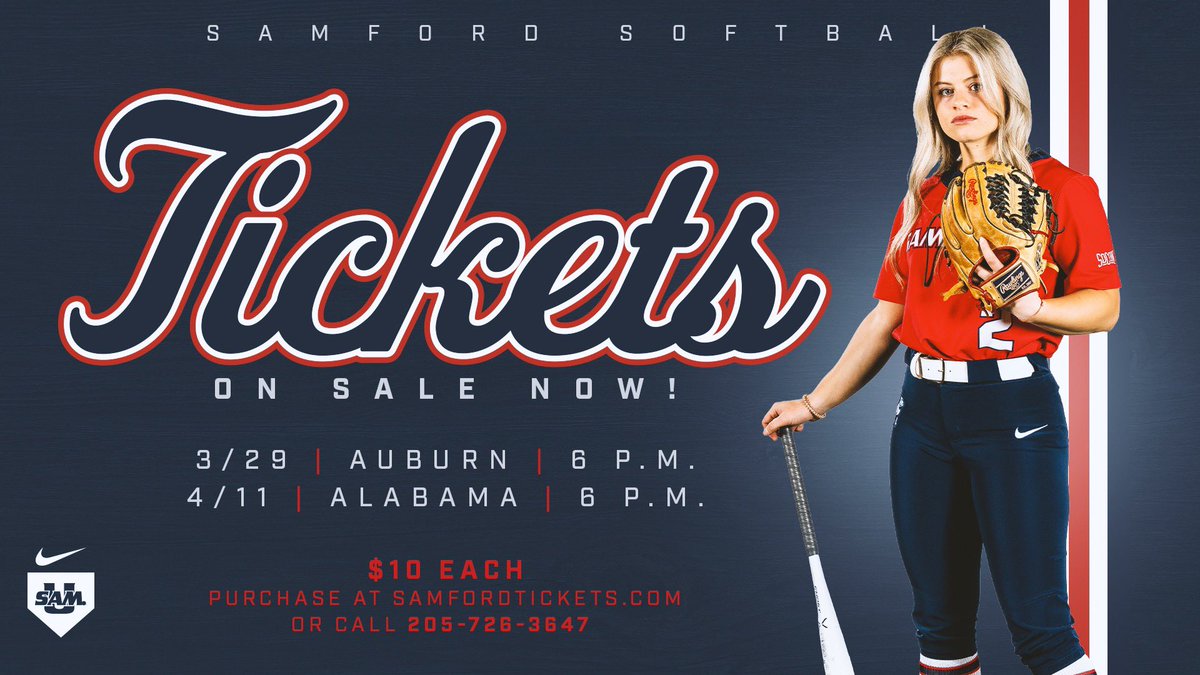 SamfordSB's tweet image. 🚨 ON SALE NOW 🚨

🎟️: bit.ly/3Y3Ycb4

#AllForSAMford