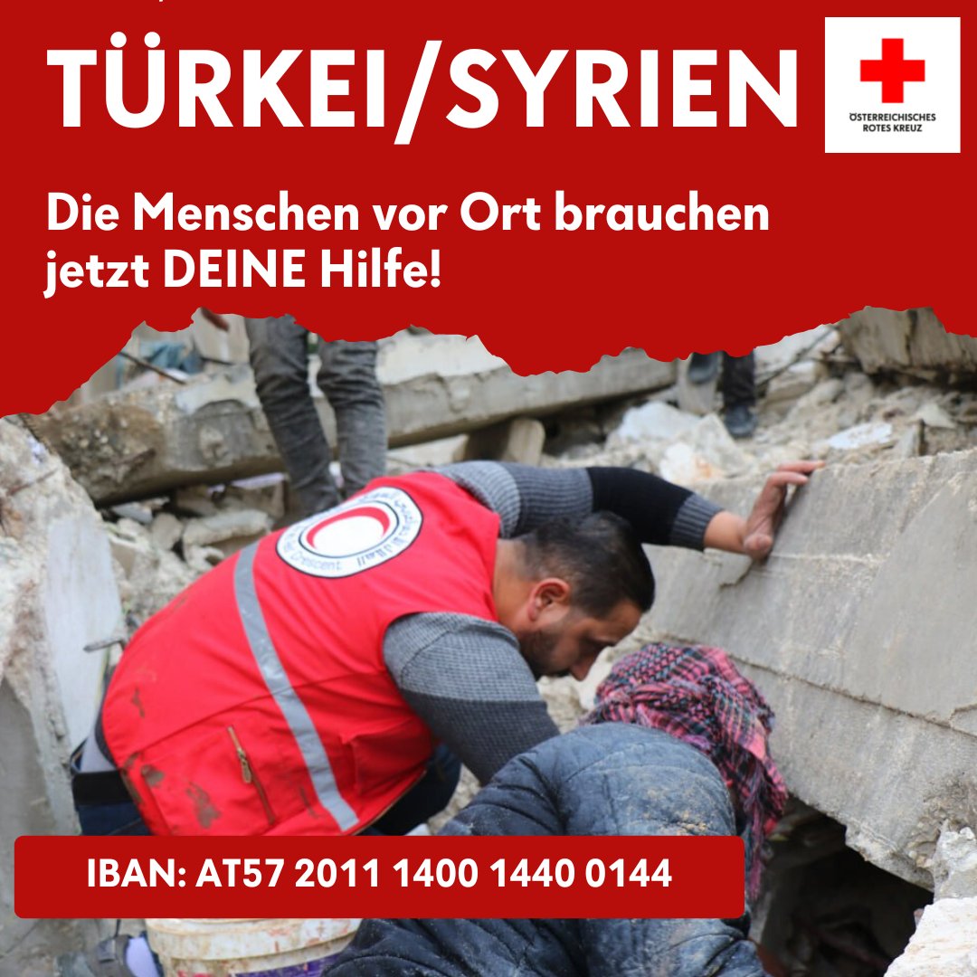 Die Menschen in der Türkei und in Syrien brauchen jetzt unsere Hilfe!

💡 Spendenzweck: Erdbeben Türkei und Syrien, oder direkt hier ➡️ bit.ly/3wZ4qwV 

Vielen Dank ❤️

#geçmişolsuntürkiye