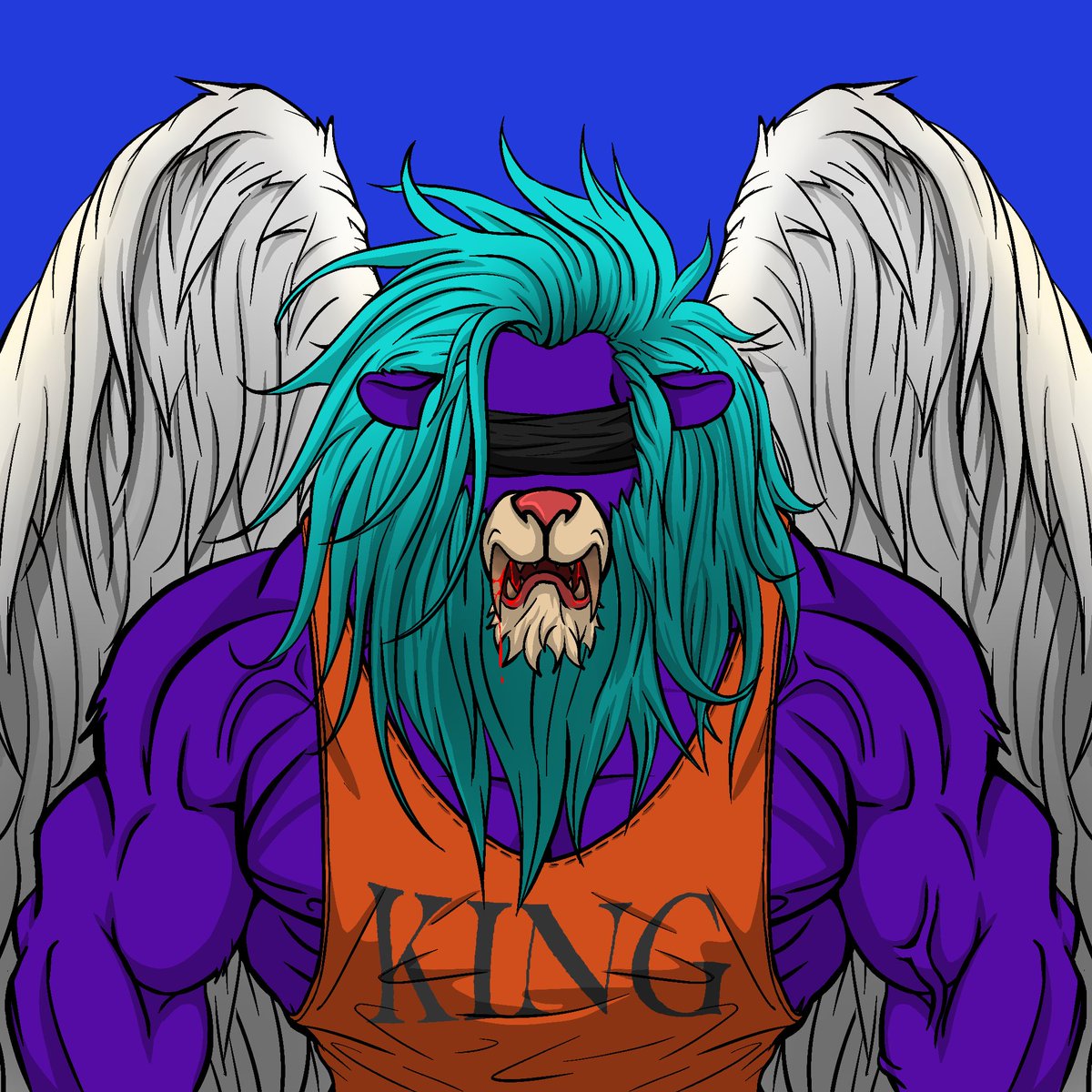 The first Evolution Lion! 🦁X🐗
Tough Lion #199 X Evo Hog #3118
Owned by <a href="/HaYN_Cro_King/">Hawaiian Crypto King</a> 

To make this piece: Holding Magic Ring Item 💍🪄

🦁🐗🕊️