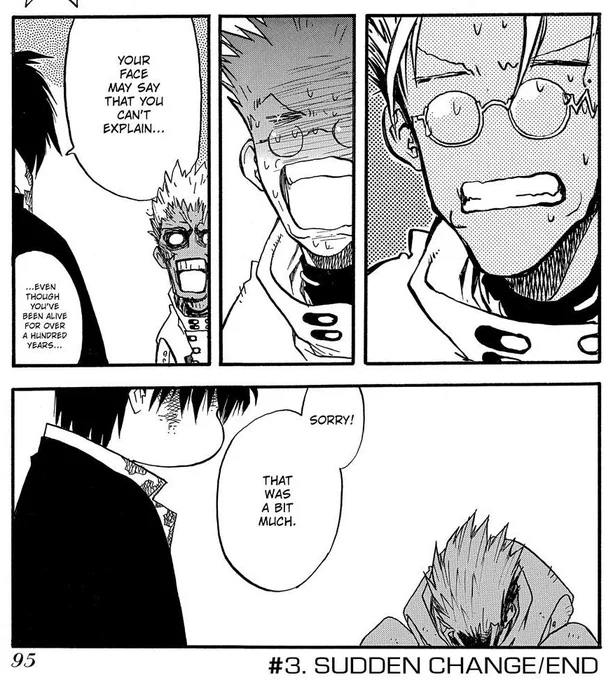 HE'S LITERALLY SO SPEECHLESS HERE.... ITS OK , VASH... TELL HIM U LOVE HIM... 