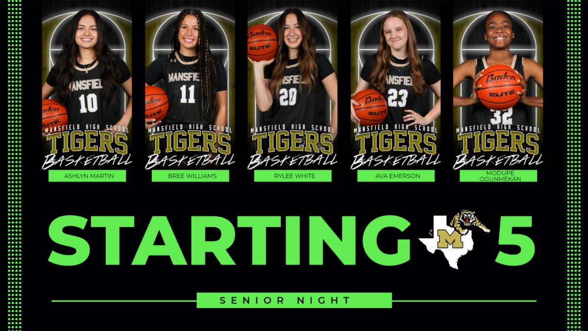 GAME DAY!
Senior Night Celebration: 5:15

Game time 6PM in the Tiger Den:  GREEN OUT MABERRY NIGHT!