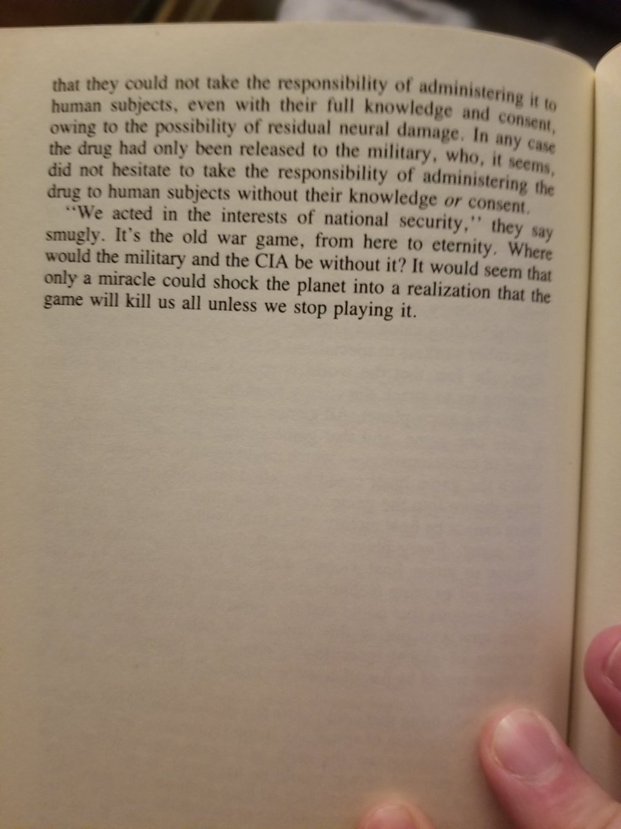 oldmantelegram's tweet photo. Addendum to yesterday's Burroughs thread from the Adding Machine. The very next essay features Dr. Delgado, anticipating the 5G Covid-19 remote mind control theory 40 years ahead of time, Spaceship Earth, and analyzing the game of life and the only way to win it. https://t.co/NqbS8MPni6
