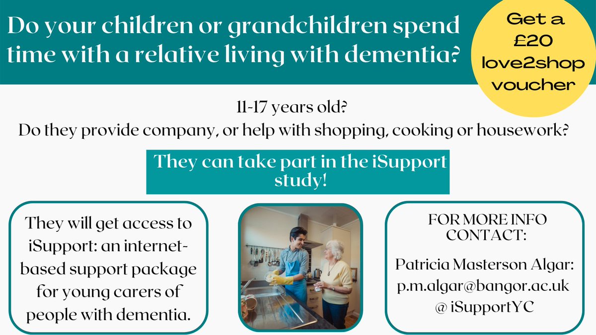 Please get in touch if this relates to you, we would love to hear from you and your family! 

<a href="/CreduCarers/">Credu Carers</a> <a href="/CaringTogether/">Caring Together Charity</a> <a href="/WNCarers/">West Norfolk Carers</a> <a href="/Oxoncarers/">Carers Oxfordshire</a> <a href="/BuryYoungCarers/">Bury Young Carers</a> <a href="/YoungScot/">Young Scot</a> <a href="/AgingCare/">AgingCare.com</a> <a href="/FamilyLives/">Family Lives</a> <a href="/DemDetectives/">Dementia Detectives</a> <a href="/cheshirecarers1/">Cheshire and Warrington Carers Trust</a> <a href="/StHelYoungCarer/">StHelensYoungCarers</a>