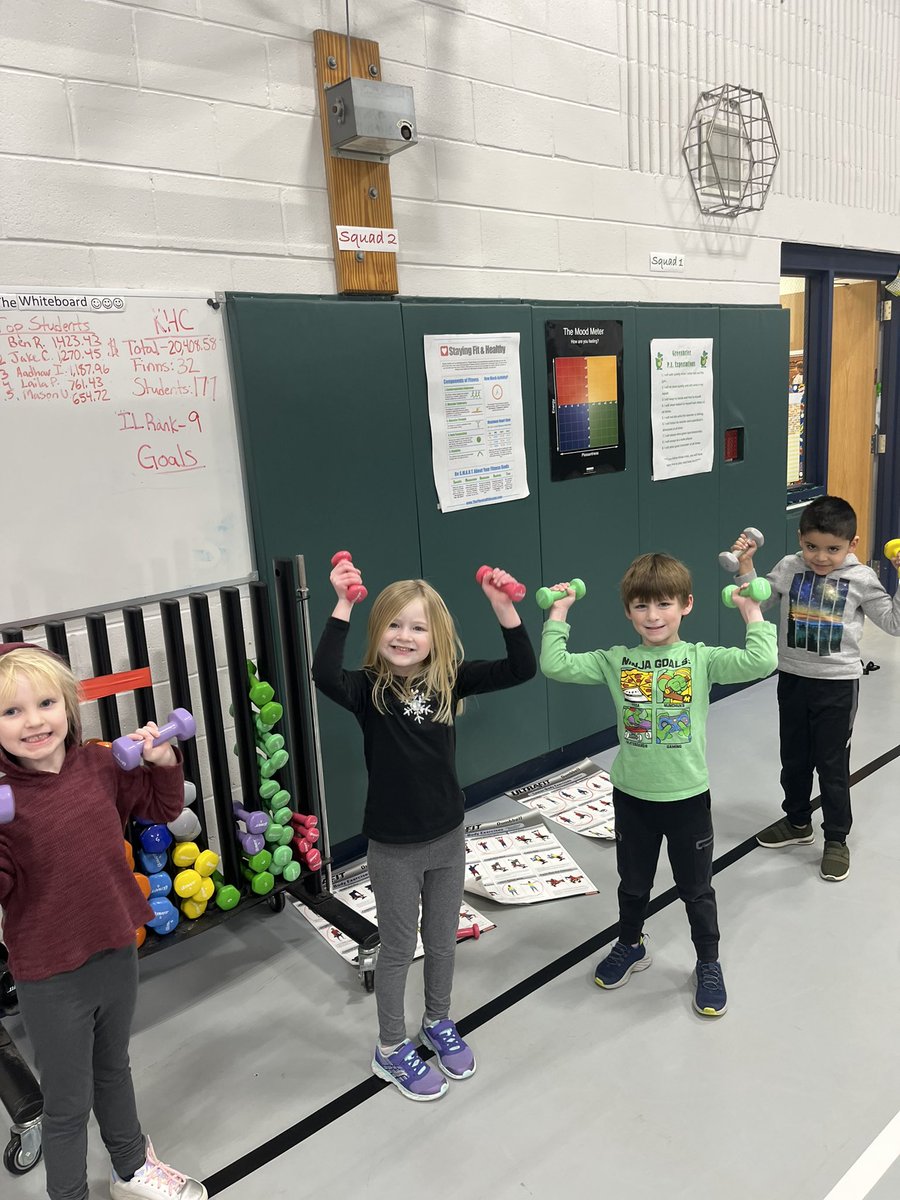 Fitness stations today!