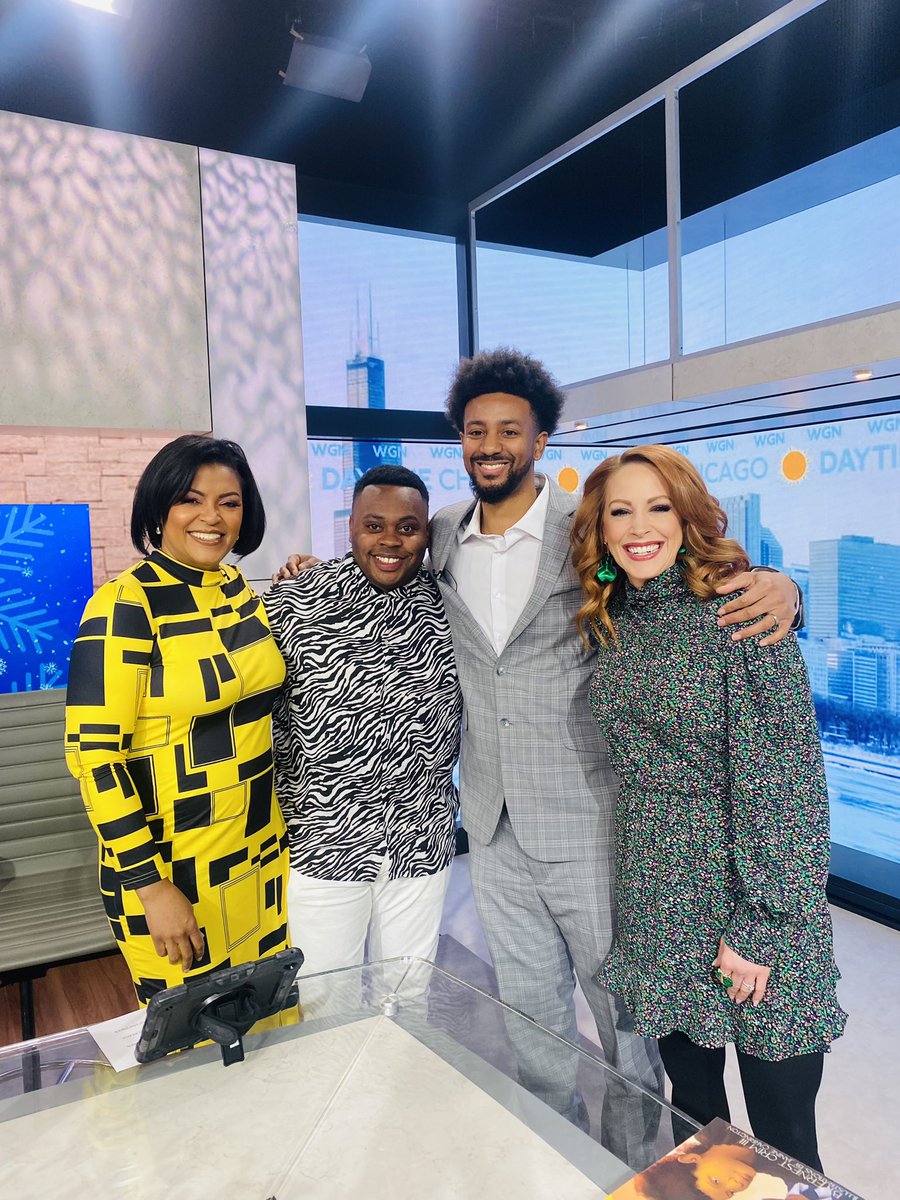 MrCrim3's tweet photo. Had a great time with Tonya and Amy on @DaytimeChicago (@WGNTV).

Thanks bro @IamTylerGill 🙏🏾 https://t.co/RZO8QjO4yD
