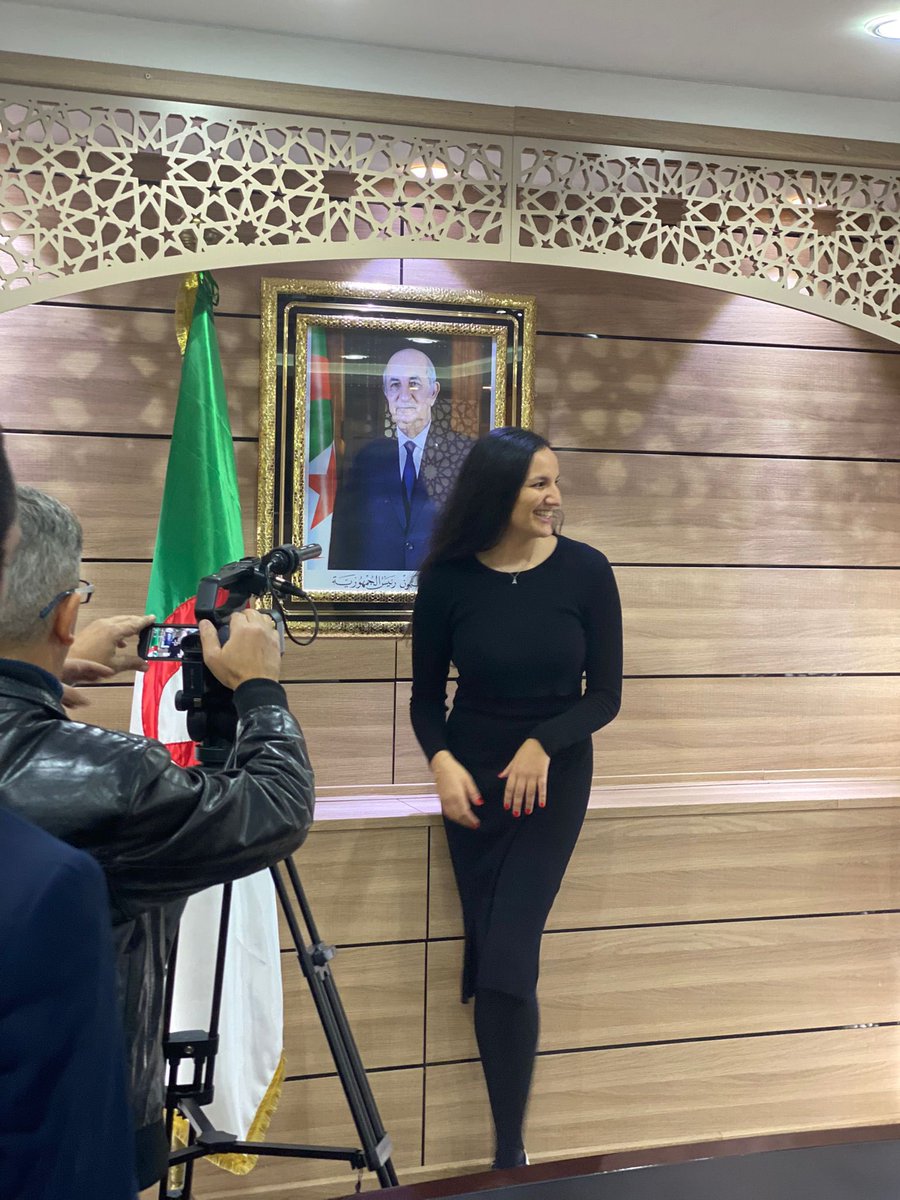 Audience ce matin avec Monsieur le Ministre de la Jeunesse et des Sports d’Algerie, Abderezak Sebgag. Honneur et fierté 🇩🇿❤️