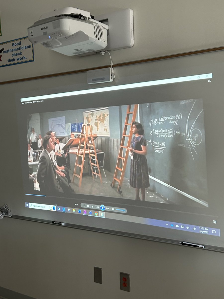 DBrownEdu's tweet photo. Guess which topic we learned in #APCalcBC today? #BlackHistoryMonth https://t.co/Wh3bYZOki1