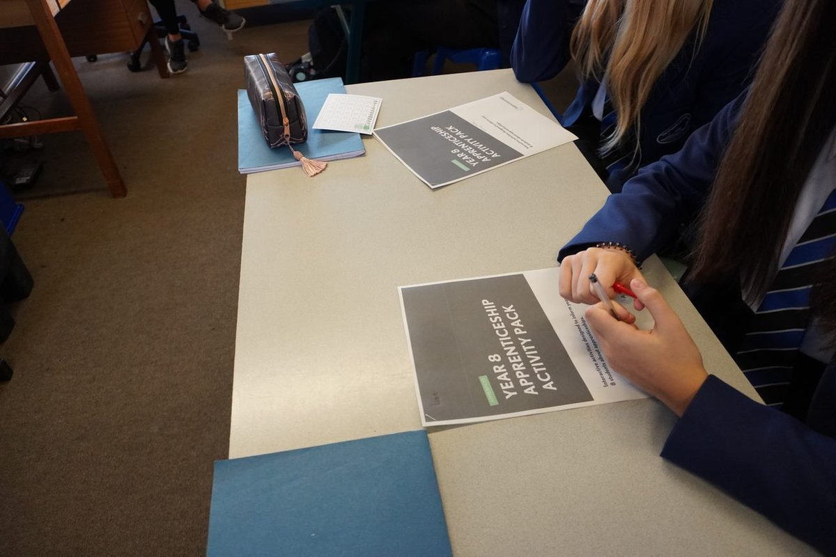 CheadleAcademy's tweet photo. National Apprenticeship Week 2023 - starts off at TCA with all year groups taking part in activities informing them about apprenticeships. Y10 and Y11 attended a webinar hosted by Bentley Motors and Years 7. 8 &amp; 9 learnt about the basics of apprenticeships through research &amp; egs https://t.co/TQobEu1ksz
