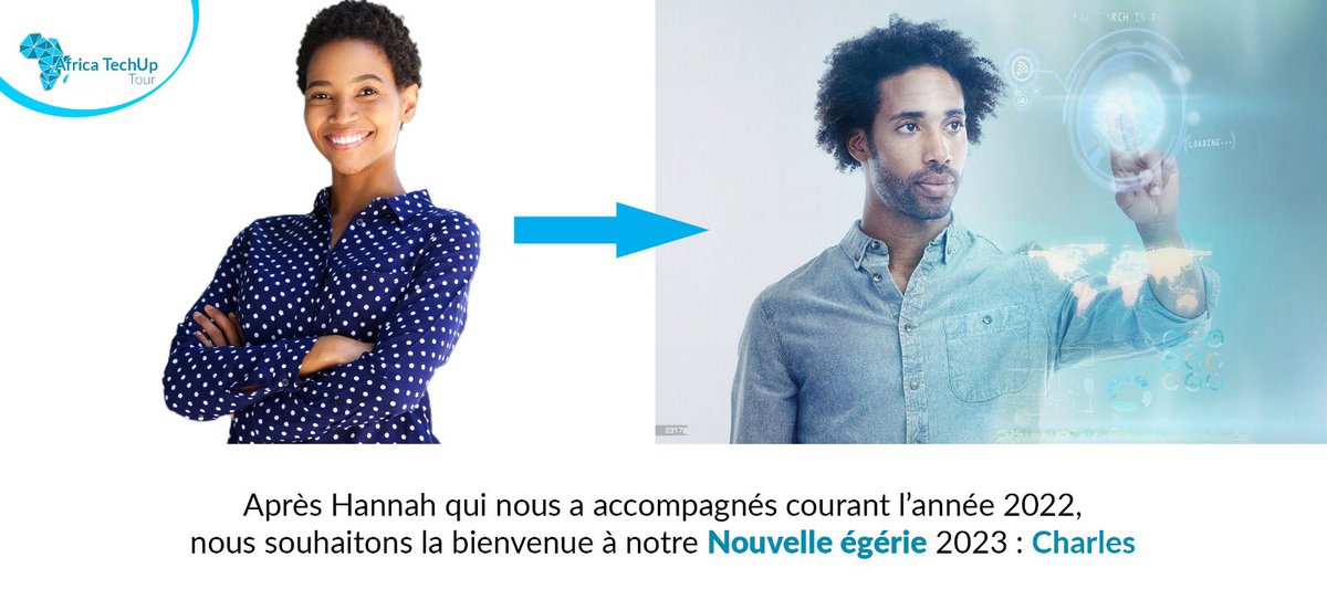 africatechup's tweet photo. Bienvenue à Charles, notre nouvelle égérie pour l'année 2023: Mister Charles.
#AfricaTechupTour #54Bridges #Bootcamp #BigData #Python #Dataviz #IA #AFRICA #iSHEERO #RINTIO https://t.co/sKvcQ0oIn3
