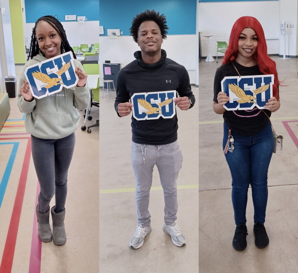 Congratulations to these @greenstreetacad students! Jayla, Kamontae and Alayna all received the Presidential Scholarship from @CoppinStateUniv! This is the highest merit award at the university 🦅