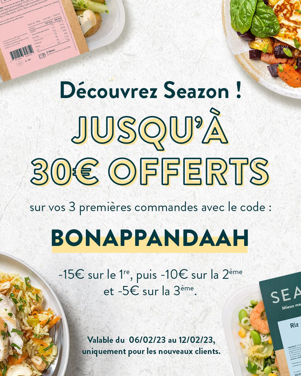 WPandaahh's tweet photo. Pour ceux qui hésitent encore à découvrir mon sponsor @Seazonfr , voici une offre disponible pendant une semaine avec mon code BONAPPANDAAHH pour les nouveaux clients . Mes DM sont ouverts car je suis moi-même leur client si vous souhaitez plus d'infos. #seazon #ad https://t.co/iESWaKjol6