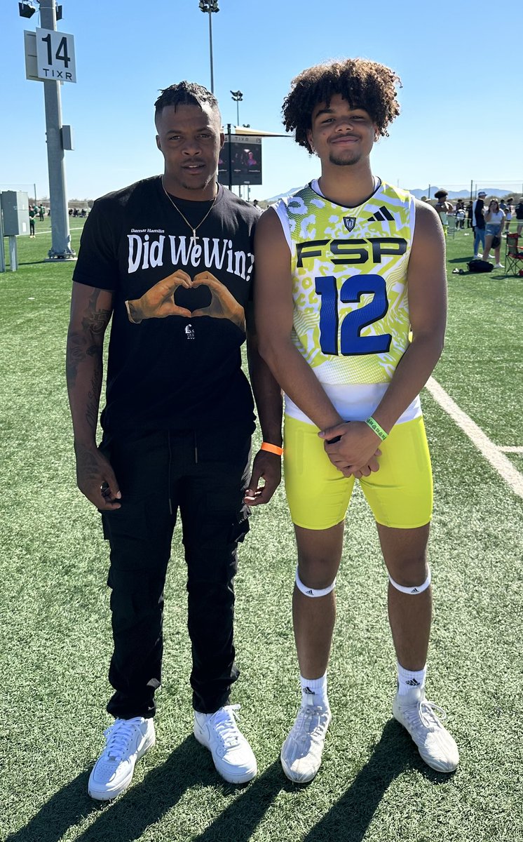 Diontaye8's tweet photo. S/O to my Unc Dex for coming to Red Zone Prep Elite in Mesa AZ this last weekend to see me and #teamFSP. https://t.co/CBtKzoC87z