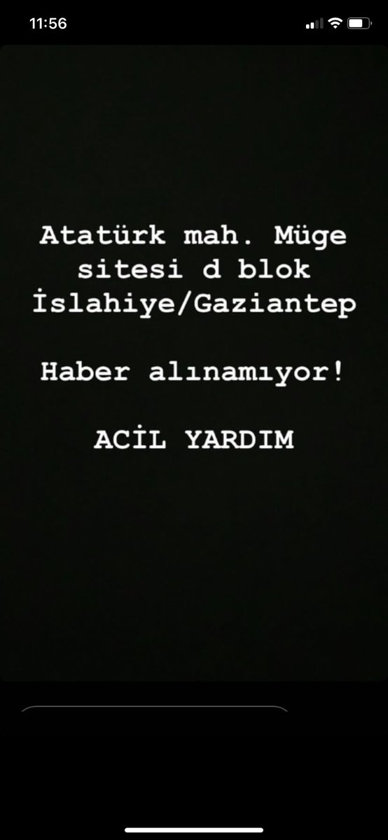 Enkazın altında üç kişiler Deniz Korkmaz Gülüş Korkmaz İbrahim Korkmaz lütfen yardım edin saatlerdir haber alamıyoruz #deprem #OguzhanUgur #nurdagi #islahiye #Enkaz #enkazaltındayım #AKUT <a href="/mansuryavas06/">Mansur Yavaş</a> <a href="/OguzhanUgur/">Oğuzhan Uğur</a> <a href="/ekrem_imamoglu/">Ekrem İmamoğlu</a> <a href="/ahbap/">Ahbap</a> @ahbap_insanlik @ahbapacil @AKUT_Dernegi
