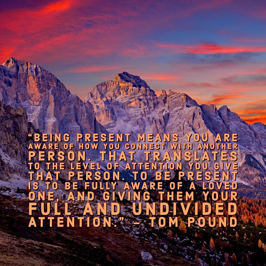 wesleyarledge's tweet image. Wise words from my pastor from his message this past weekend at church! I’m definitely going to work on being fully present with someone instead of being distracted by something else! #MondayMotivation #AbideinChrist