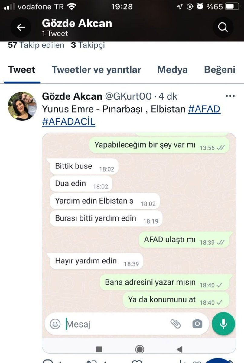 #afad #ahbapmaraş