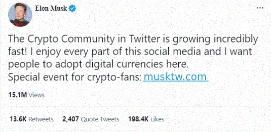 Luckyc4service's tweet photo. @cz_binance He launched a rocket to Mars! https://t.co/jzEDKKBEZ7