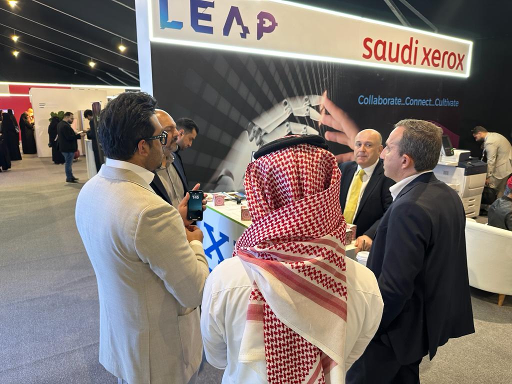 We're at the #LEAP Tech Conference with @SaudiXerox in Riyadh this week! #Personalization #Packaging #Web2Print and much more with #PhilGaskin