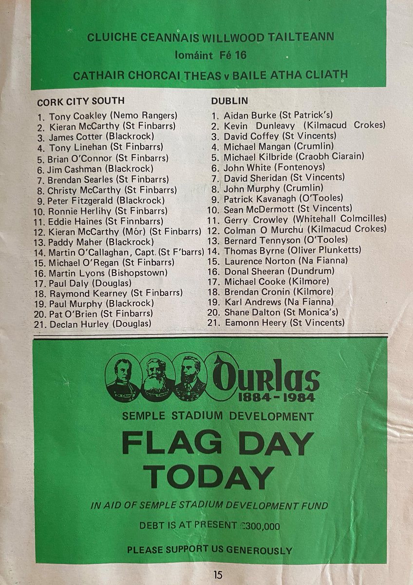 GAA Programmes tweet media