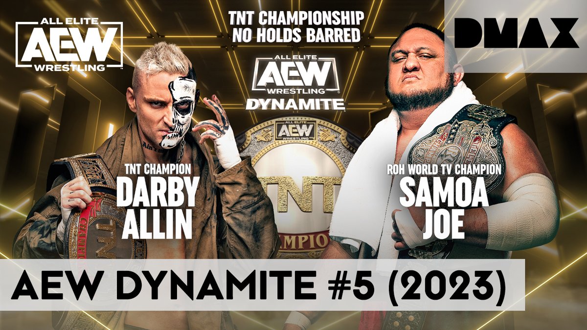 warnertvde's tweet image. Ihr habt #AEDynamite auf #DMAX gestern verpasst? Kein Problem. Unter dmax.de/sendungen/all-… gibts alle Episoden nach der TV-Ausstrahlung 14 Tage lang auf Abruf. Und heute um 0:20 geht es dann schon weiter mit #AEWRampage !

#DMAXWrestling