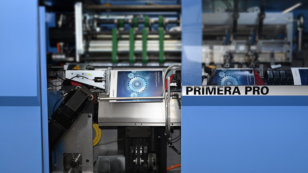 MullerMartiniNA's tweet photo. Primera PRO Saddle Stitcher ~ The smart solution
Learn more about why the Primera PRO is the ideal saddle stitcher for a wide range of products – for short runs as well as longer runs. Go to https://t.co/buyKeJKn5J
#mullermartini #yourstrongpartner #primerapro #saddlestitcher https://t.co/TTVnRiFzVC