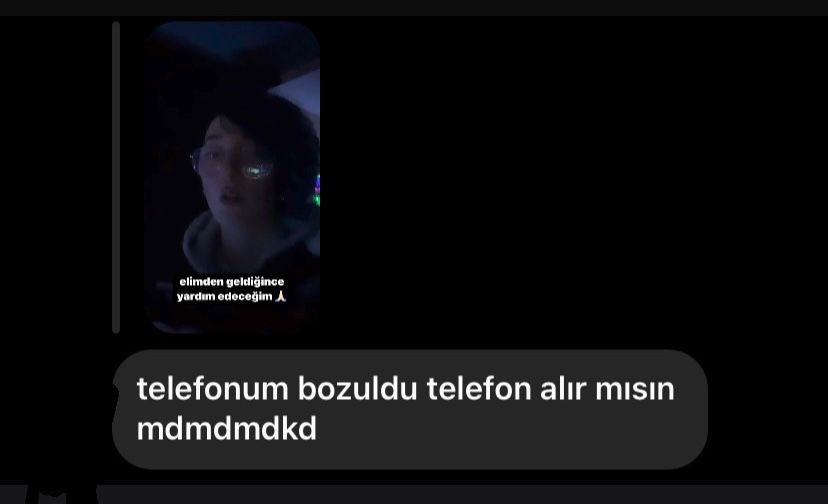 yardıma ihtiyacı olan ulaşsın diye story atıyoruz
adam telefonum bozuldu yeni telefon al diyor
ibret olsun diye bunu 30 saat dinlene dinlene dövmek var da işte...
