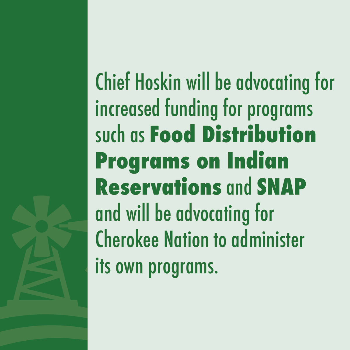 CherokeeNation's tweet photo. Cherokee Nation Principal Chief @ChuckHoskin_Jr is heading to D.C. later this week with the Native Farm Bill Coalition to make sure #IndianCountry is a priority in the upcoming #FarmBill! Stay tuned for updates from D.C.! @NativeFarmBill #2023FarmBill #FoodSecurity https://t.co/kbRSmmJArh