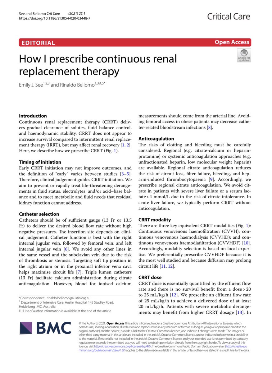 edgarvlermamd's tweet photo. How to prescribe CRRT #Nephpearls

👉🏼 https://t.co/BpopGoj28Q https://t.co/VXLUxjws2G