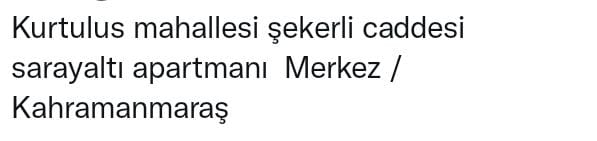 Arkadaslar lutfen paylasin ailemden gocuk altinda kalan bir suru insan var lutfen paylasin