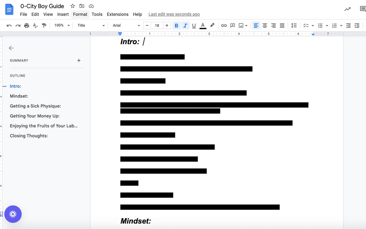 In 2021, I was:

- Completely Broke
- Obese
- Stuck in a terrible relationship

Following this playbook, I've made 6 figures online while traveling the world, built a sick physique, and surrounded myself w beautiful women.

Like, RT, and Reply "CITYBOY" and the guide's yours.
