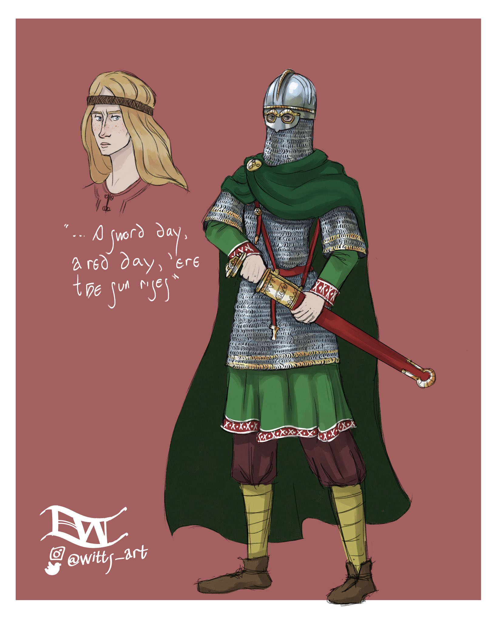 Witts (Comms Closed) on X: Éowyn, Shield-Maiden of Rohan #lotr #Tolkien   / X