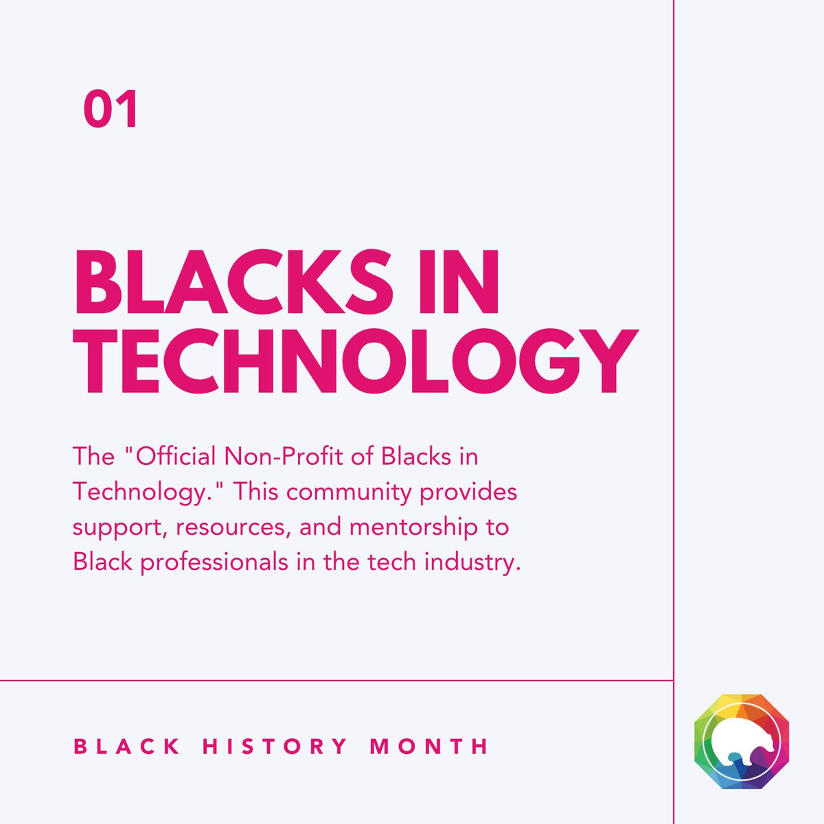 BlackmereTA's tweet photo. Each Monday in February, we will highlight a different resource for Black professionals in the cybersecurity and tech industries.

This week's resource is the nonprofit group @blkintechnology. Learn more about their work here: https://t.co/iOR3UWOlrB

#blackhistorymonth https://t.co/yqZj4FNqAW